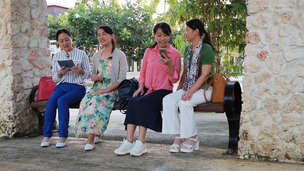 christenen prijzen aan de wederkomst van de Heer